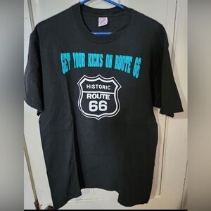 Vintage y2k route 66 shirt size xl made in usa